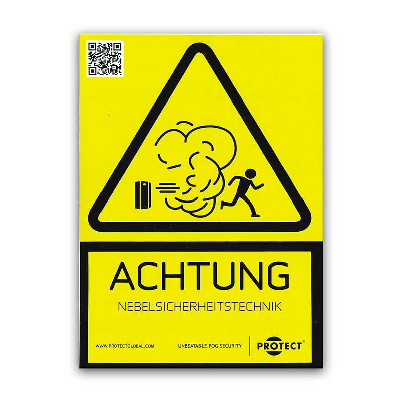 PROTECT Warnaufkleber 140 x 190 mm