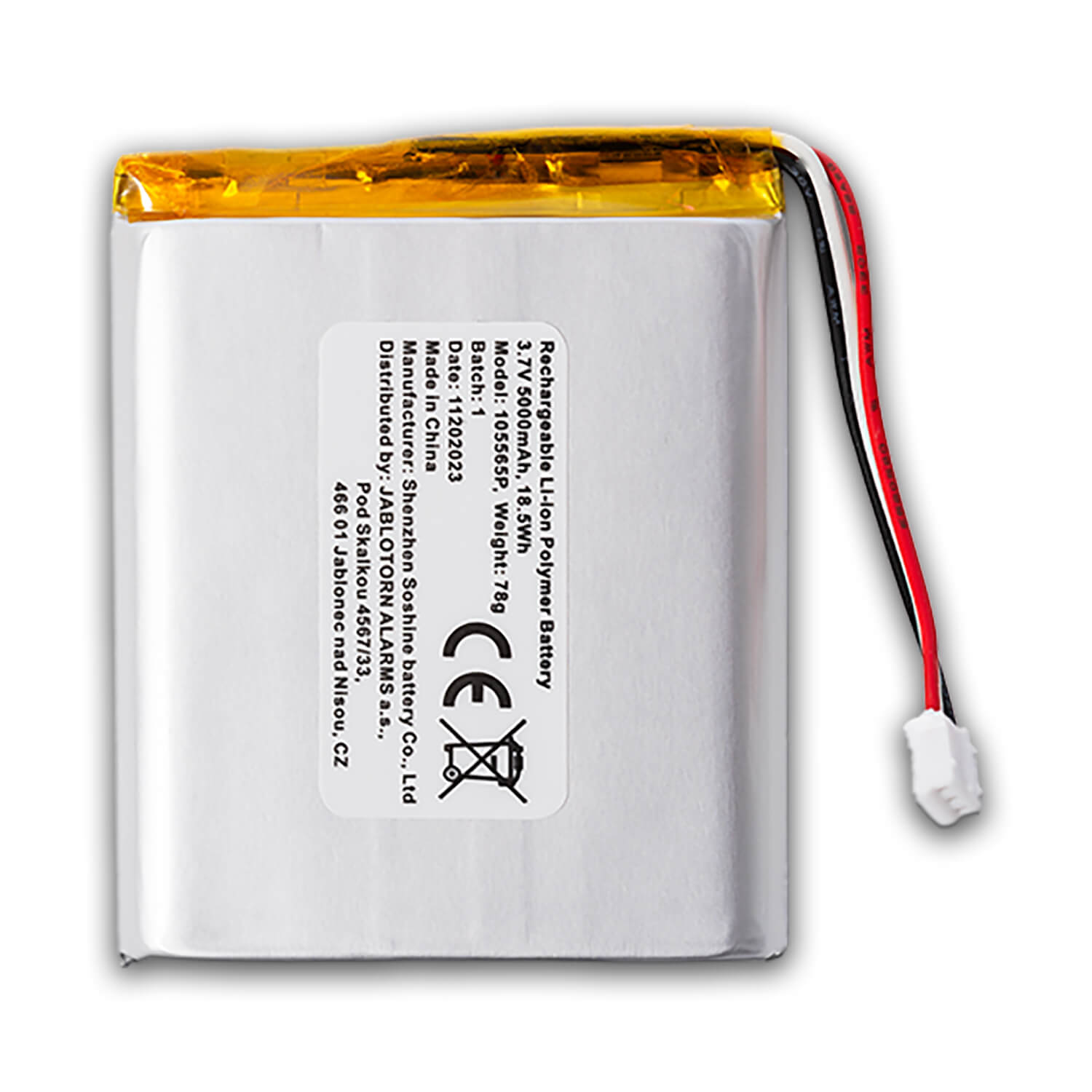 Jablotron Backup-Akku BAT-3V7-5000 (3.7 V / 5000 mAh)