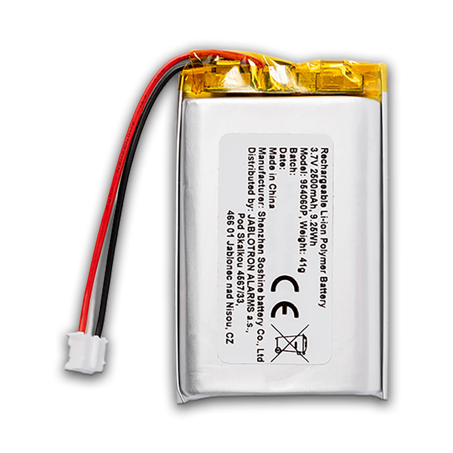 Jablotron Backup-Akku BAT-3V7-2500 (3.7 V / 2500 mAh)